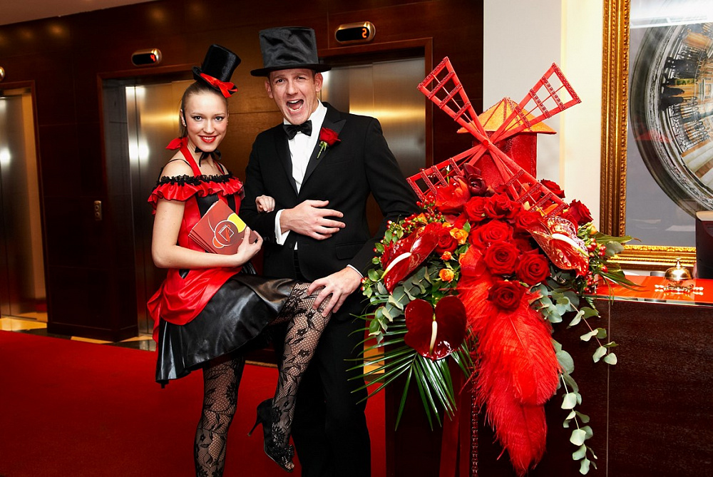 Торжественное открытие Sokos Hotel Vasilievsky в стиле Moulin Rouge